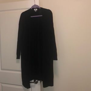 XL long Old Navy Black Cardigan
